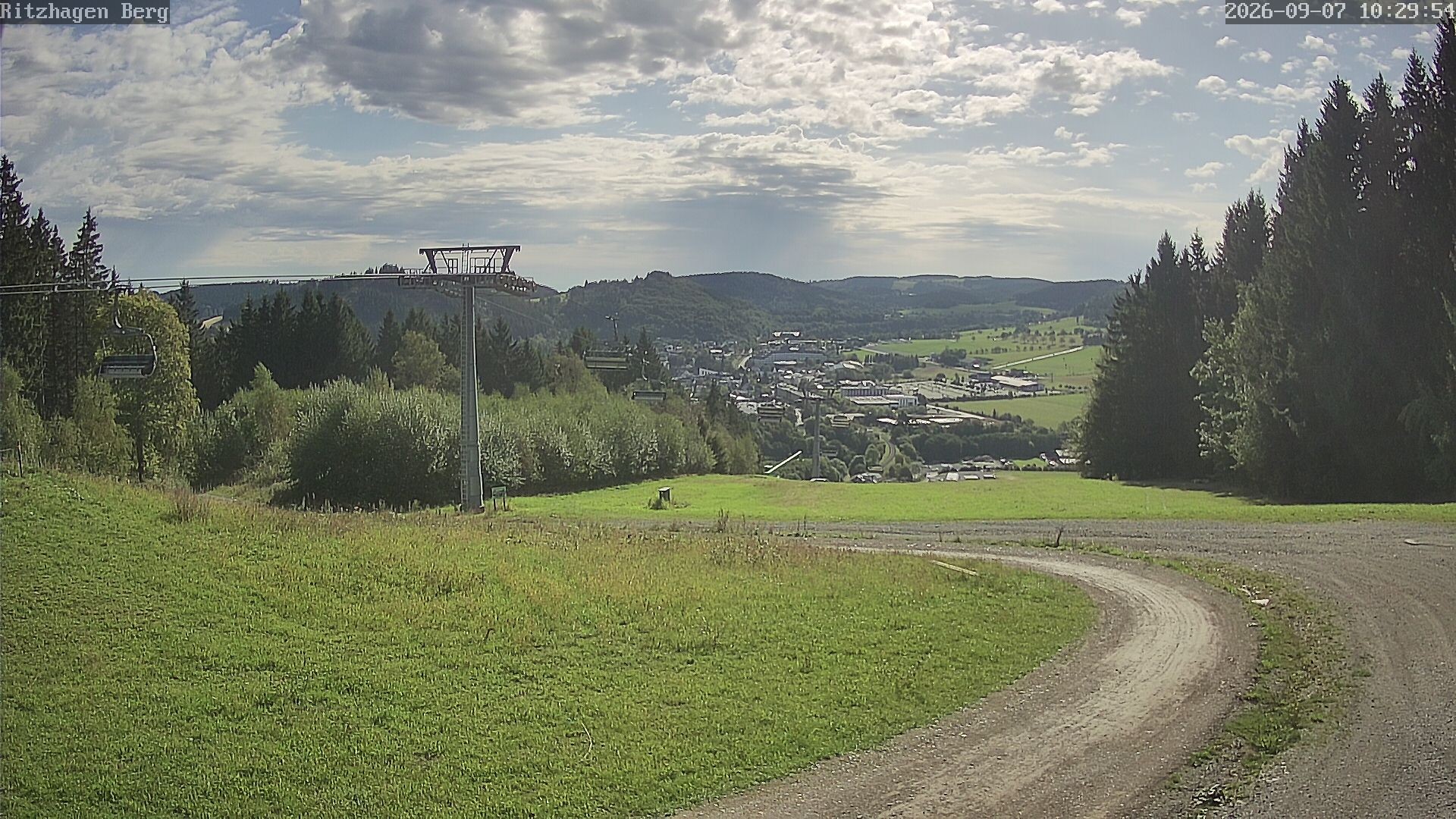 Archiv Foto Webcam Willingen: Ausblick Bergstation Ritzhagen