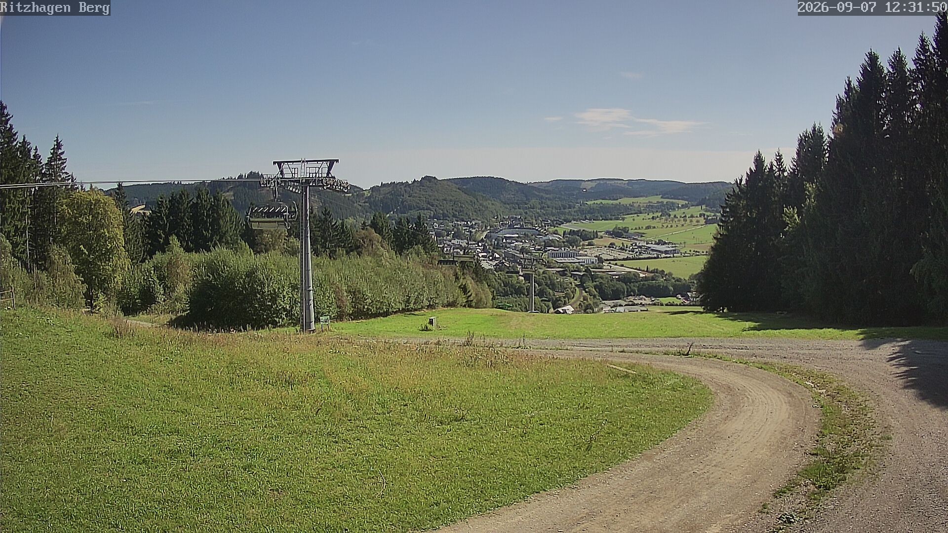 Archiv Foto Webcam Willingen: Ausblick Bergstation Ritzhagen