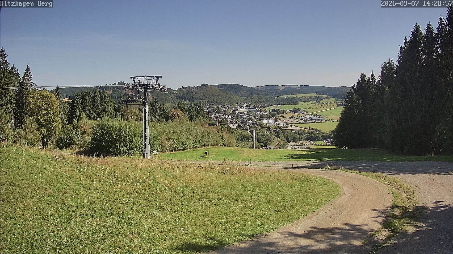 Archiv Foto Webcam Willingen: Ausblick Bergstation Ritzhagen