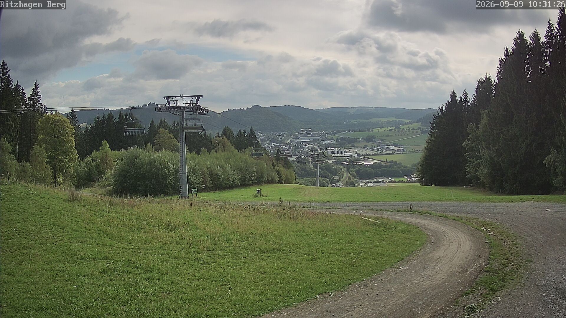 Archiv Foto Webcam Willingen: Ausblick Bergstation Ritzhagen