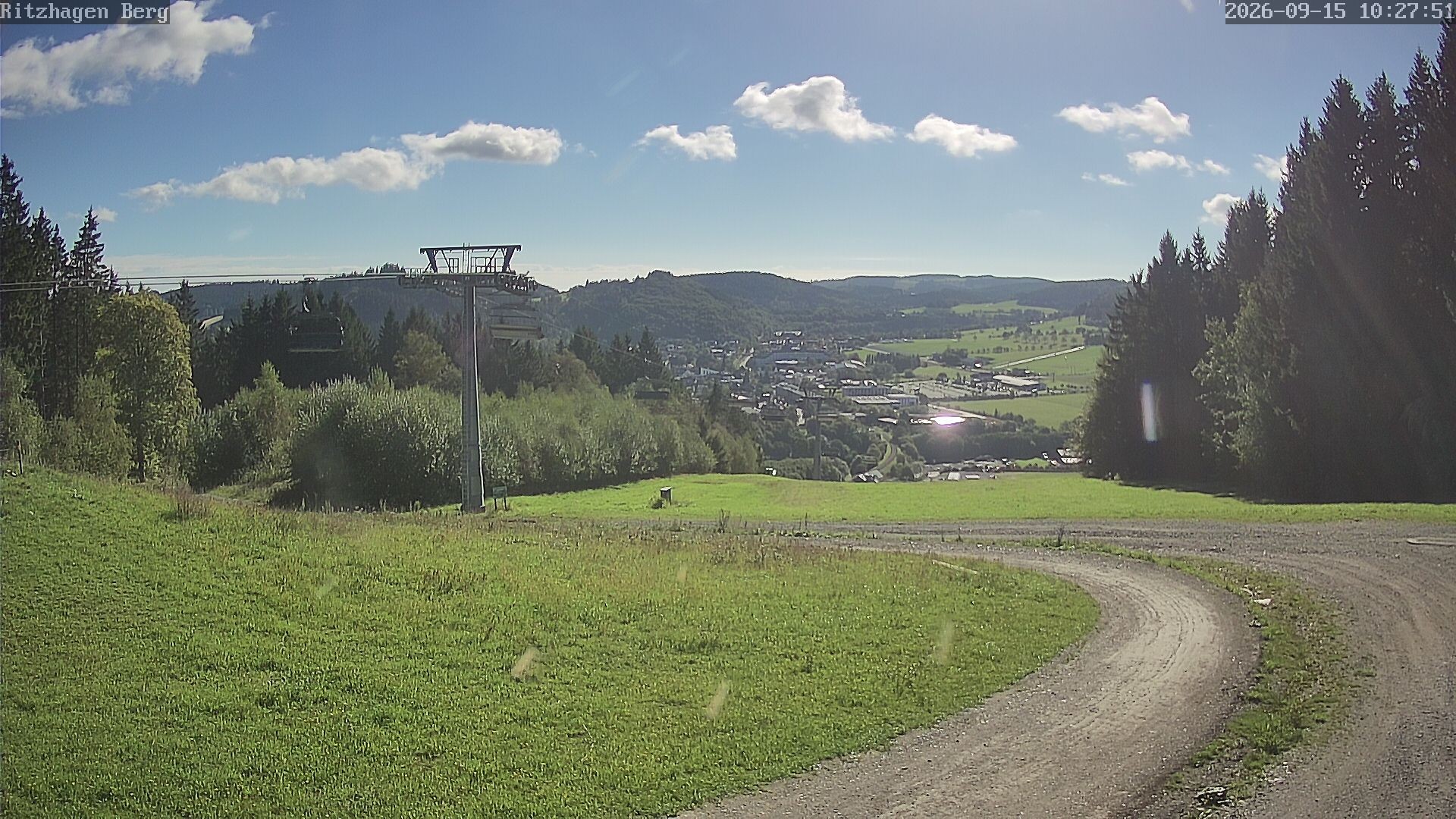 Archiv Foto Webcam Willingen: Ausblick Bergstation Ritzhagen
