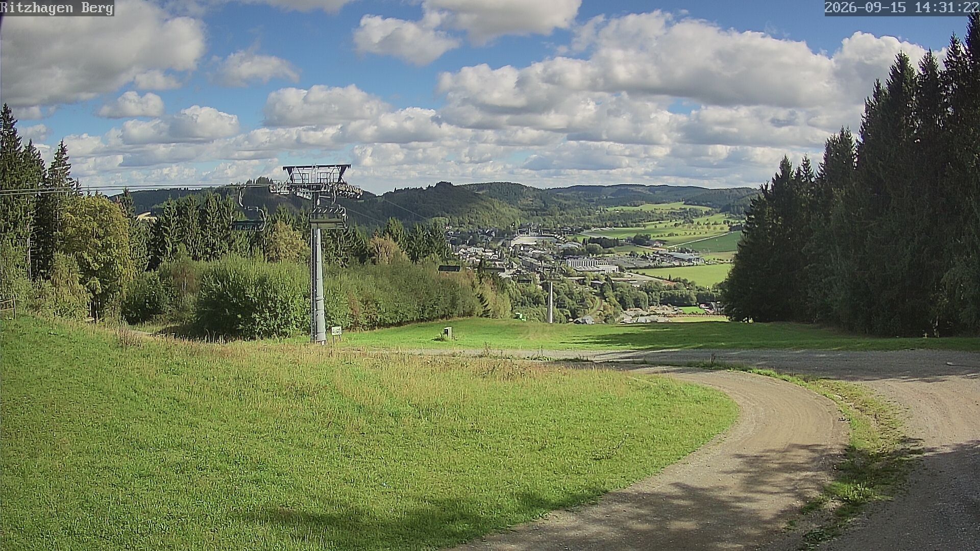 Archiv Foto Webcam Willingen: Ausblick Bergstation Ritzhagen