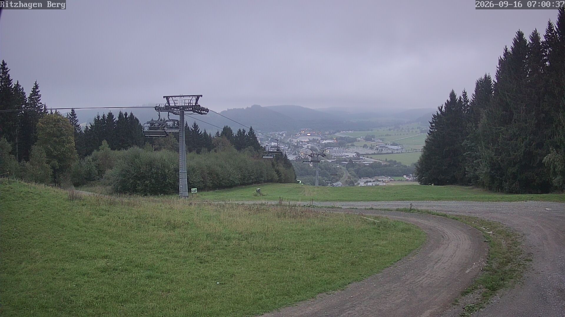 Archiv Foto Webcam Willingen: Ausblick Bergstation Ritzhagen