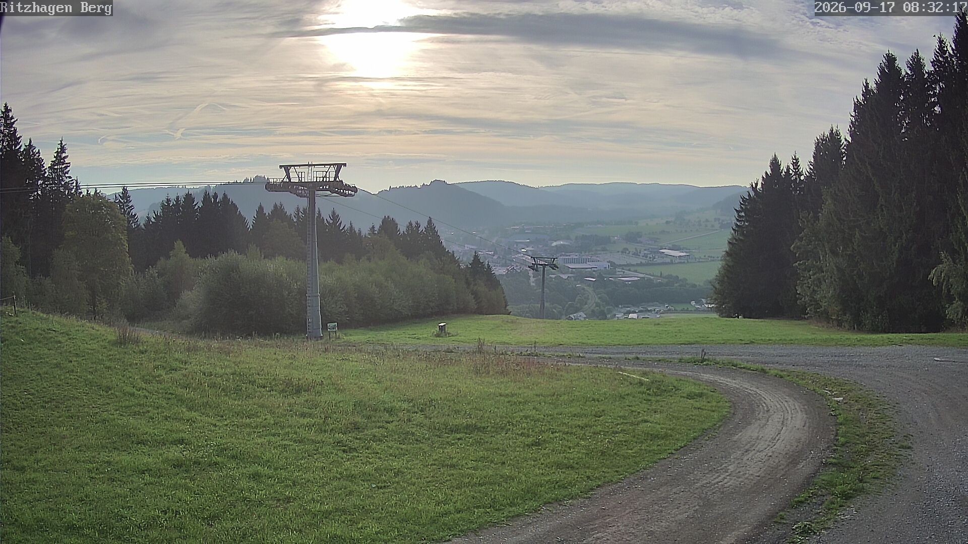 Archiv Foto Webcam Willingen: Ausblick Bergstation Ritzhagen