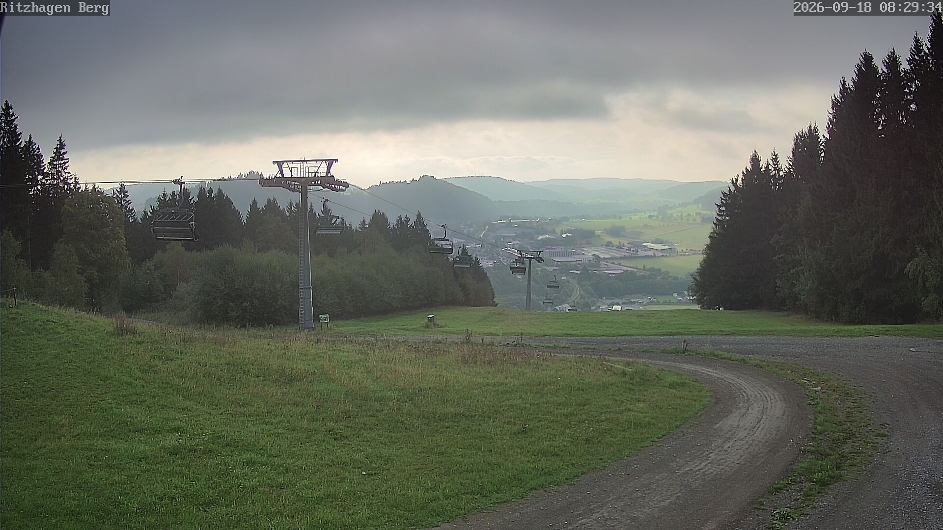 Archiv Foto Webcam Willingen: Ausblick Bergstation Ritzhagen