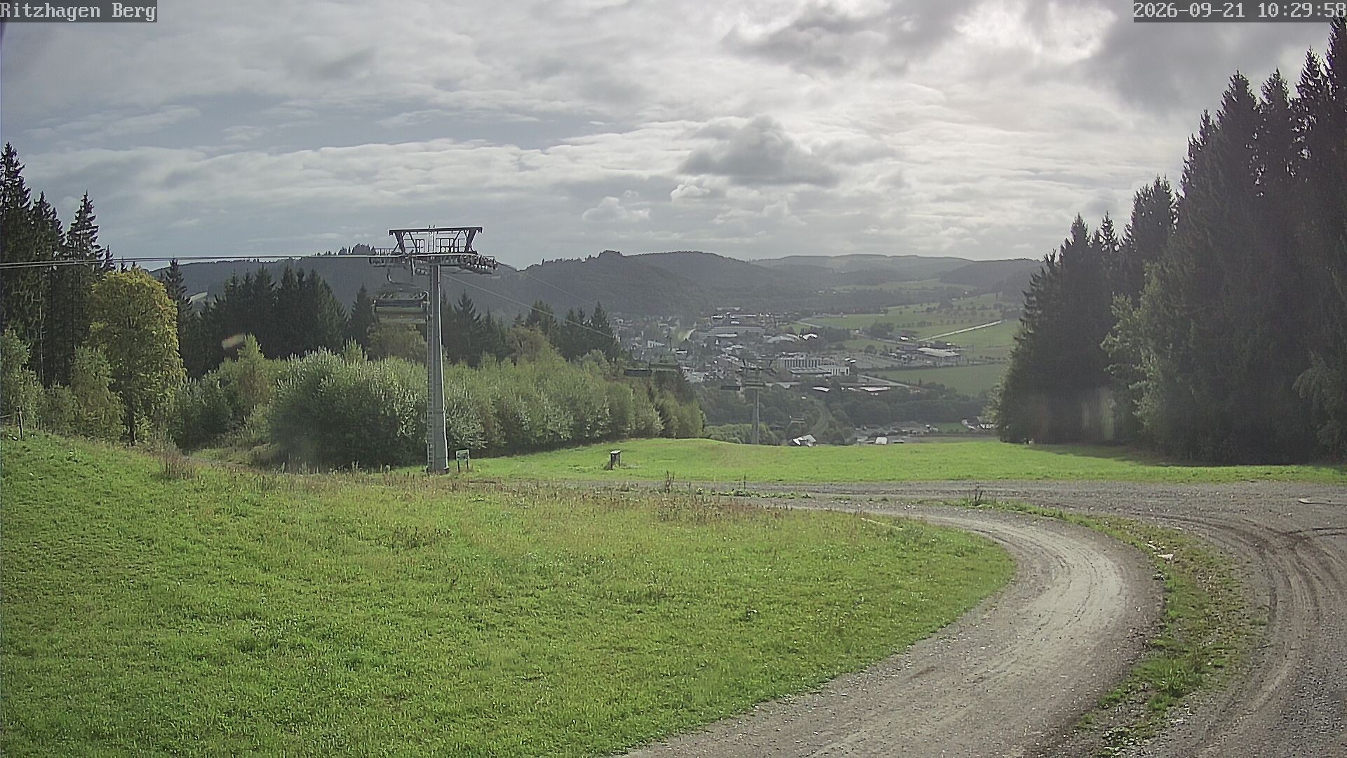 Archiv Foto Webcam Willingen: Ausblick Bergstation Ritzhagen