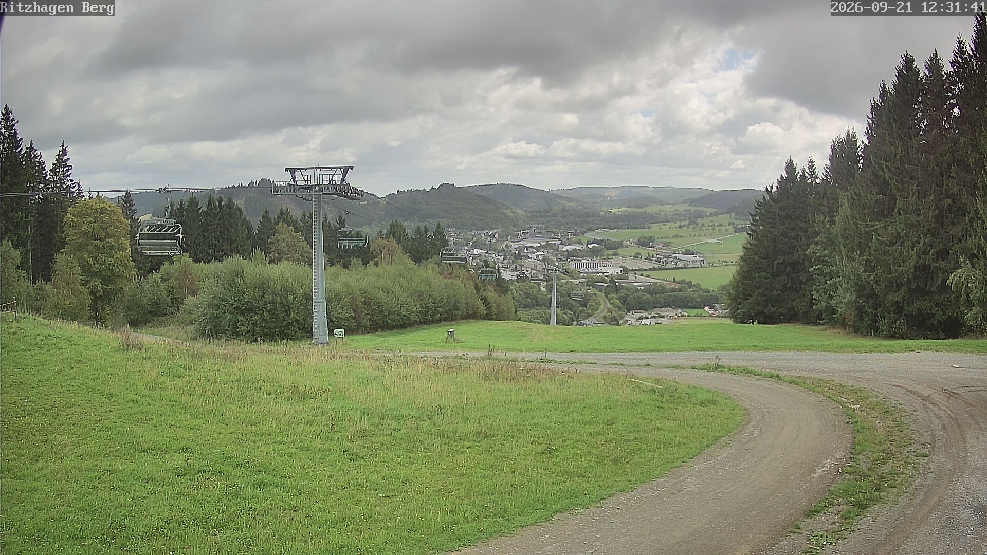 Archiv Foto Webcam Willingen: Ausblick Bergstation Ritzhagen