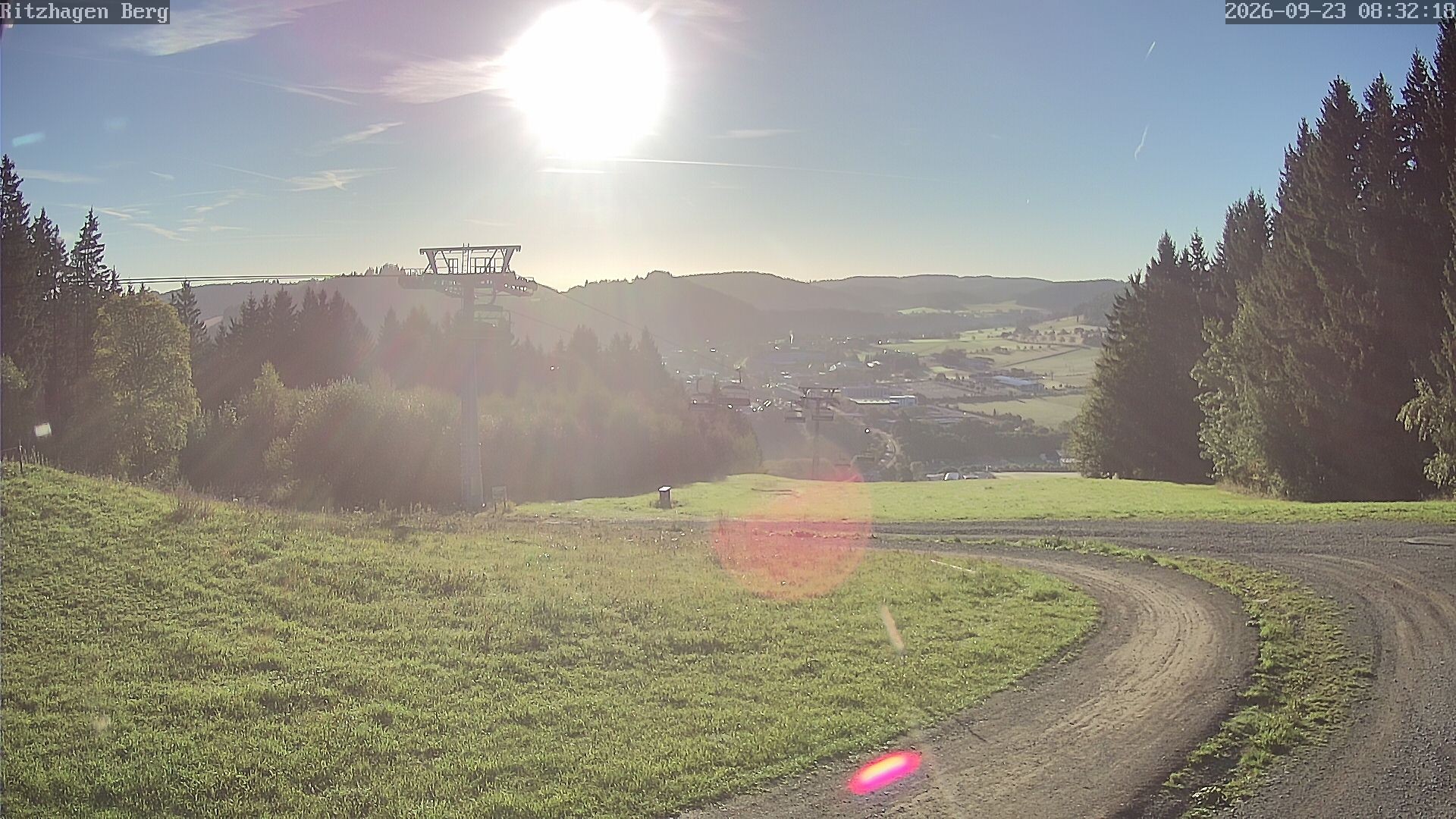 Archiv Foto Webcam Willingen: Ausblick Bergstation Ritzhagen