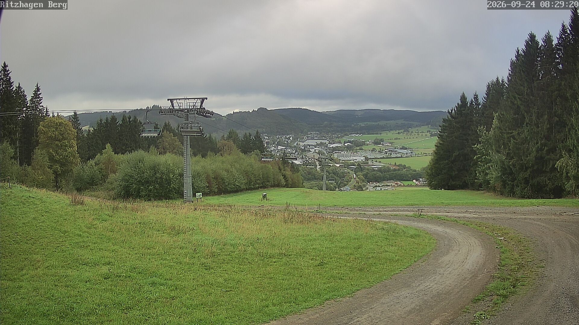 Archiv Foto Webcam Willingen: Ausblick Bergstation Ritzhagen