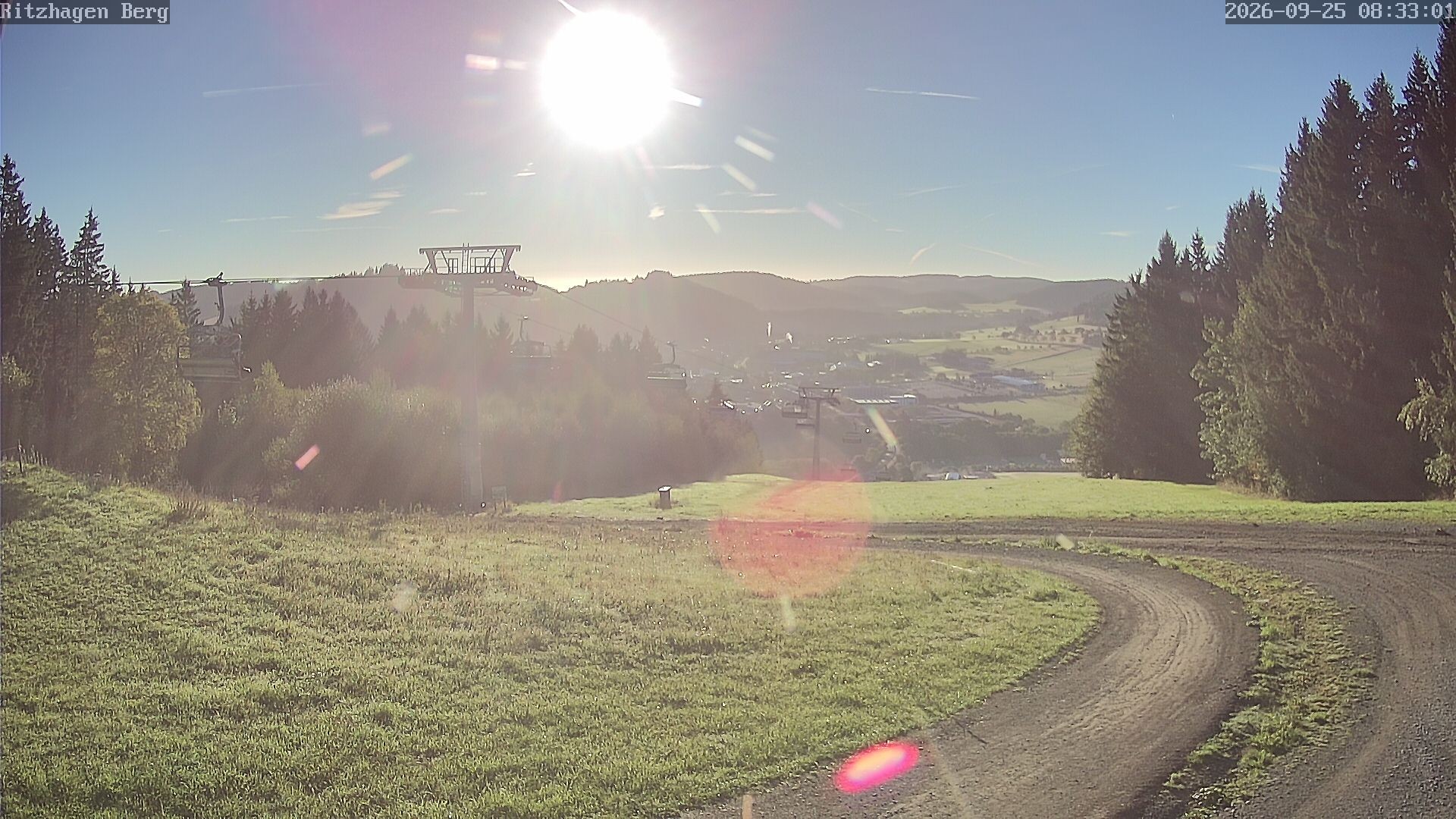 Archiv Foto Webcam Willingen: Ausblick Bergstation Ritzhagen