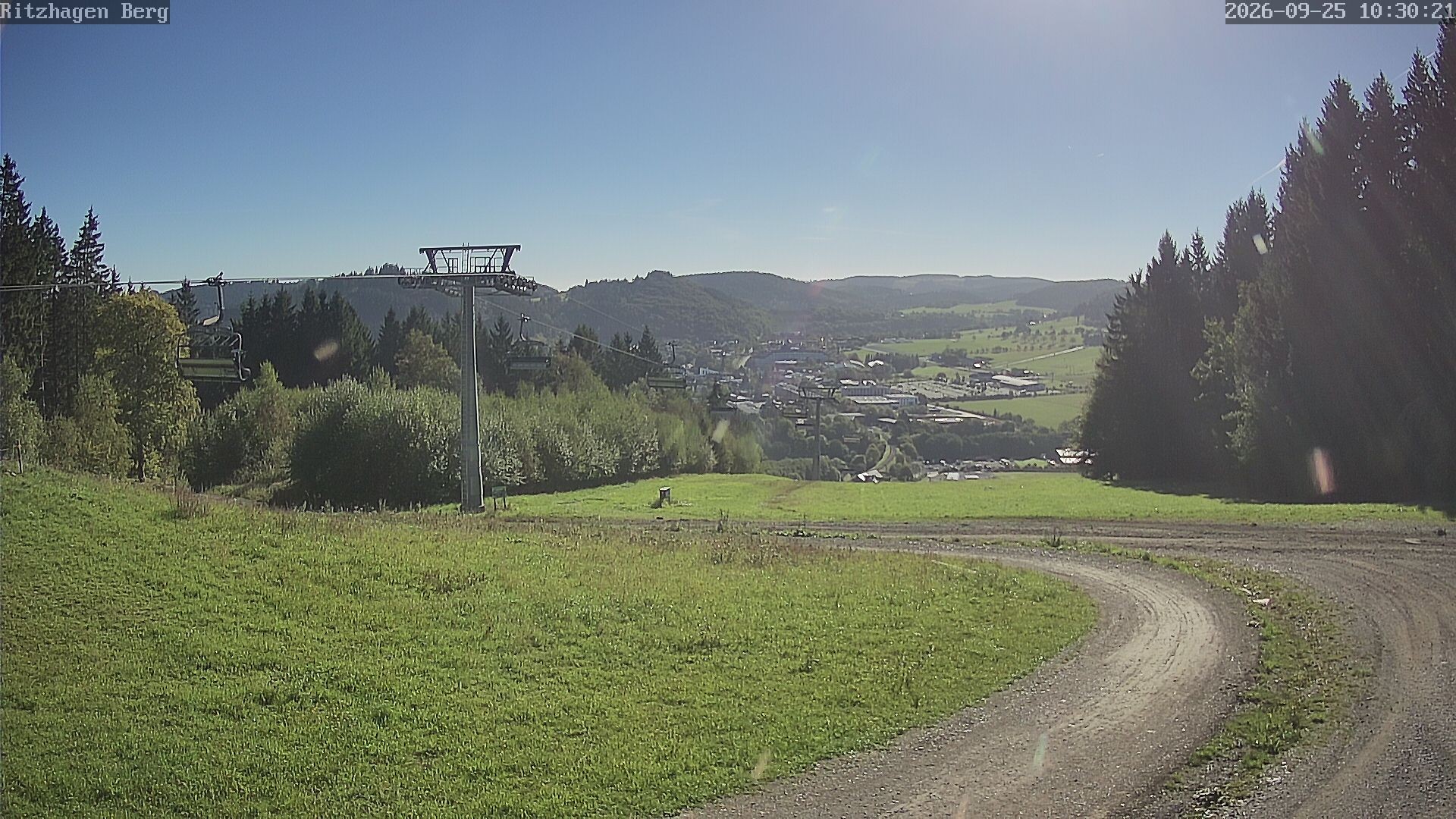 Archiv Foto Webcam Willingen: Ausblick Bergstation Ritzhagen