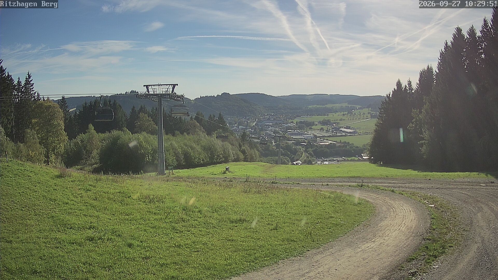 Archiv Foto Webcam Willingen: Ausblick Bergstation Ritzhagen