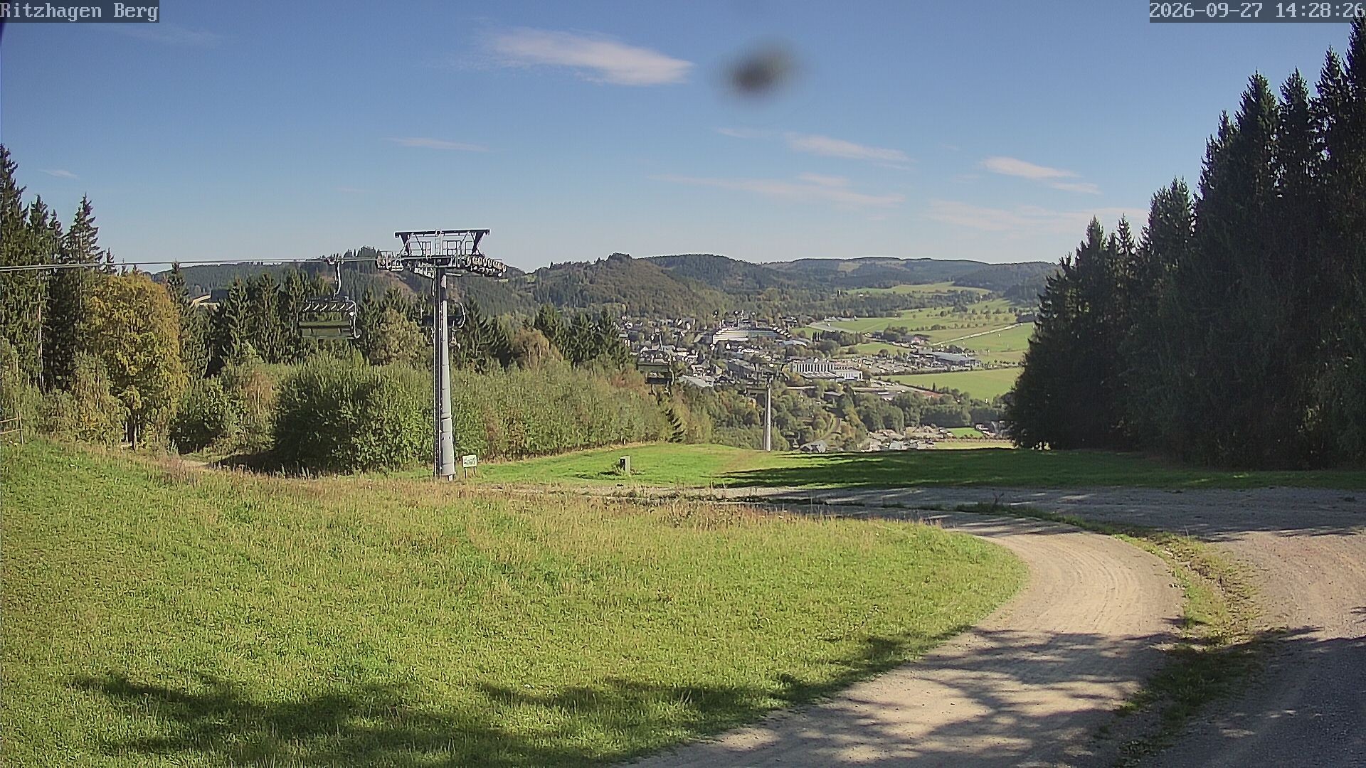 Archiv Foto Webcam Willingen: Ausblick Bergstation Ritzhagen