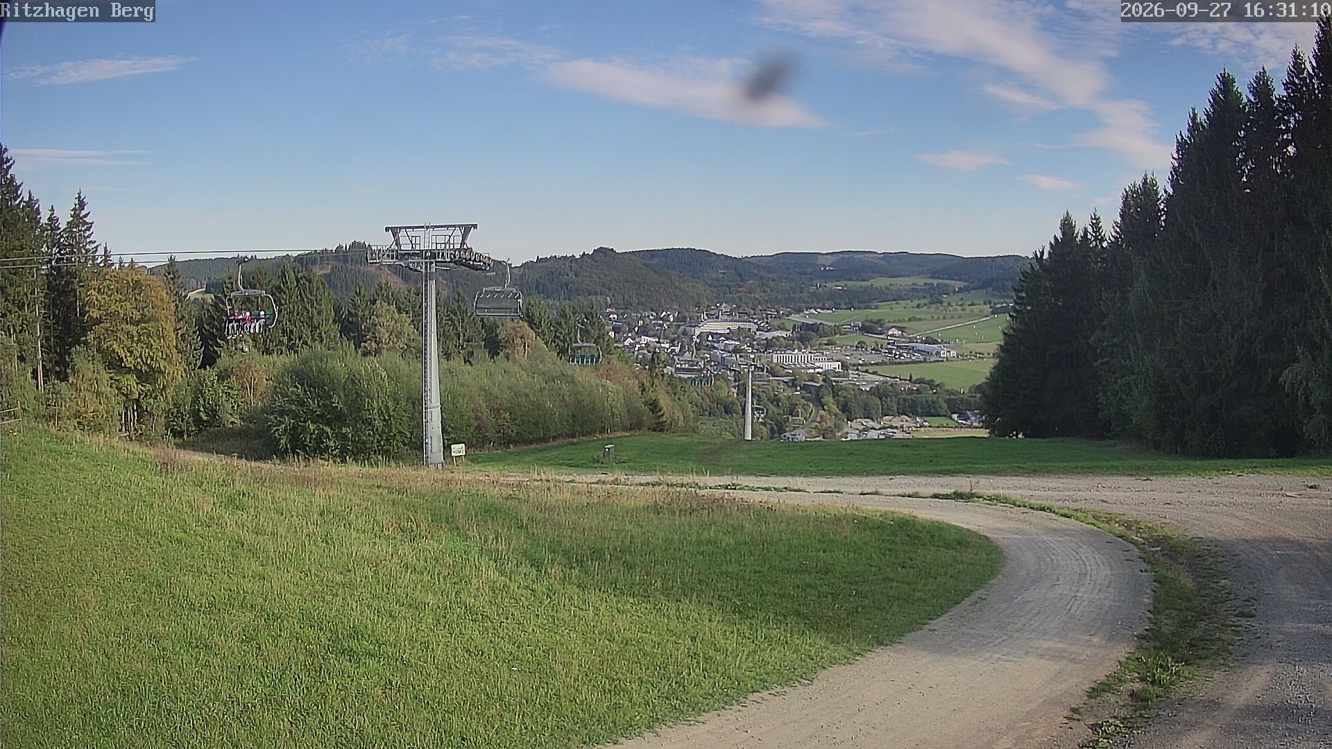 Archiv Foto Webcam Willingen: Ausblick Bergstation Ritzhagen