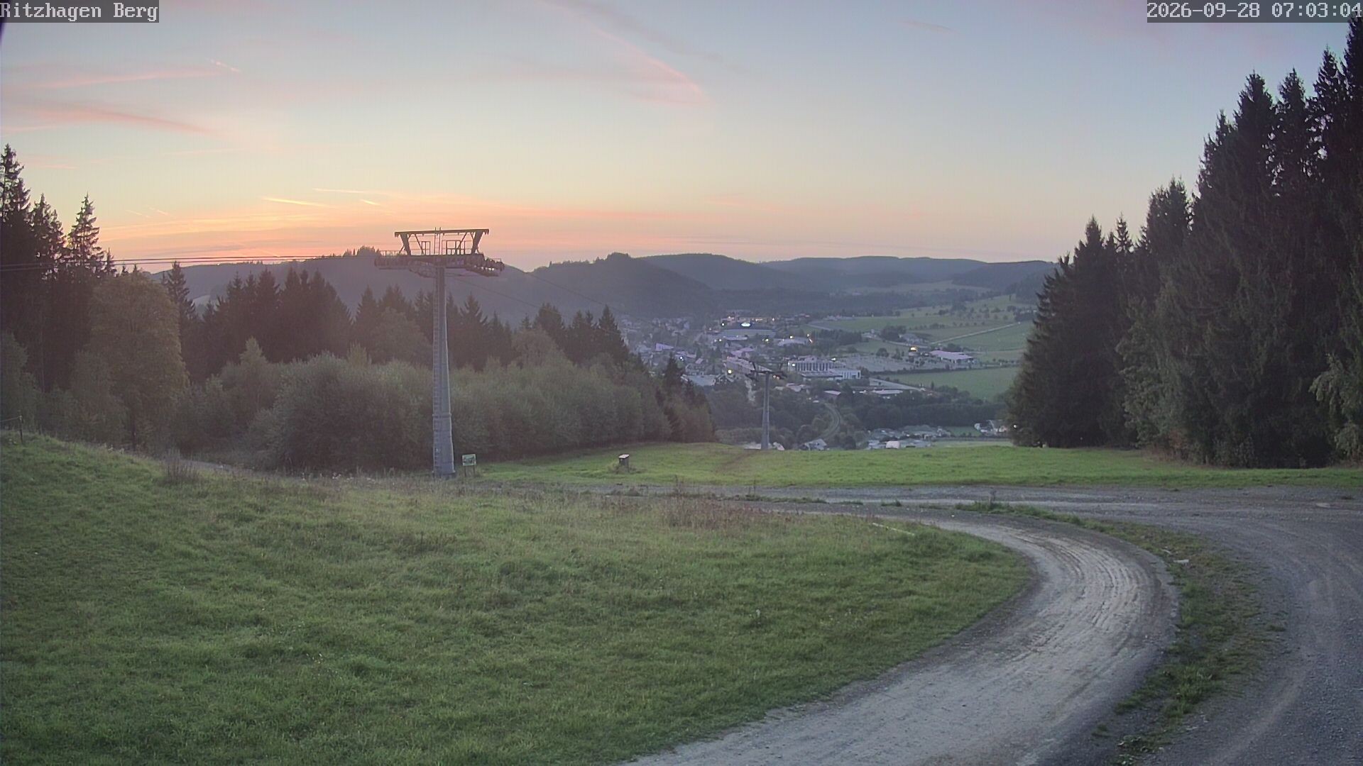 Archiv Foto Webcam Willingen: Ausblick Bergstation Ritzhagen