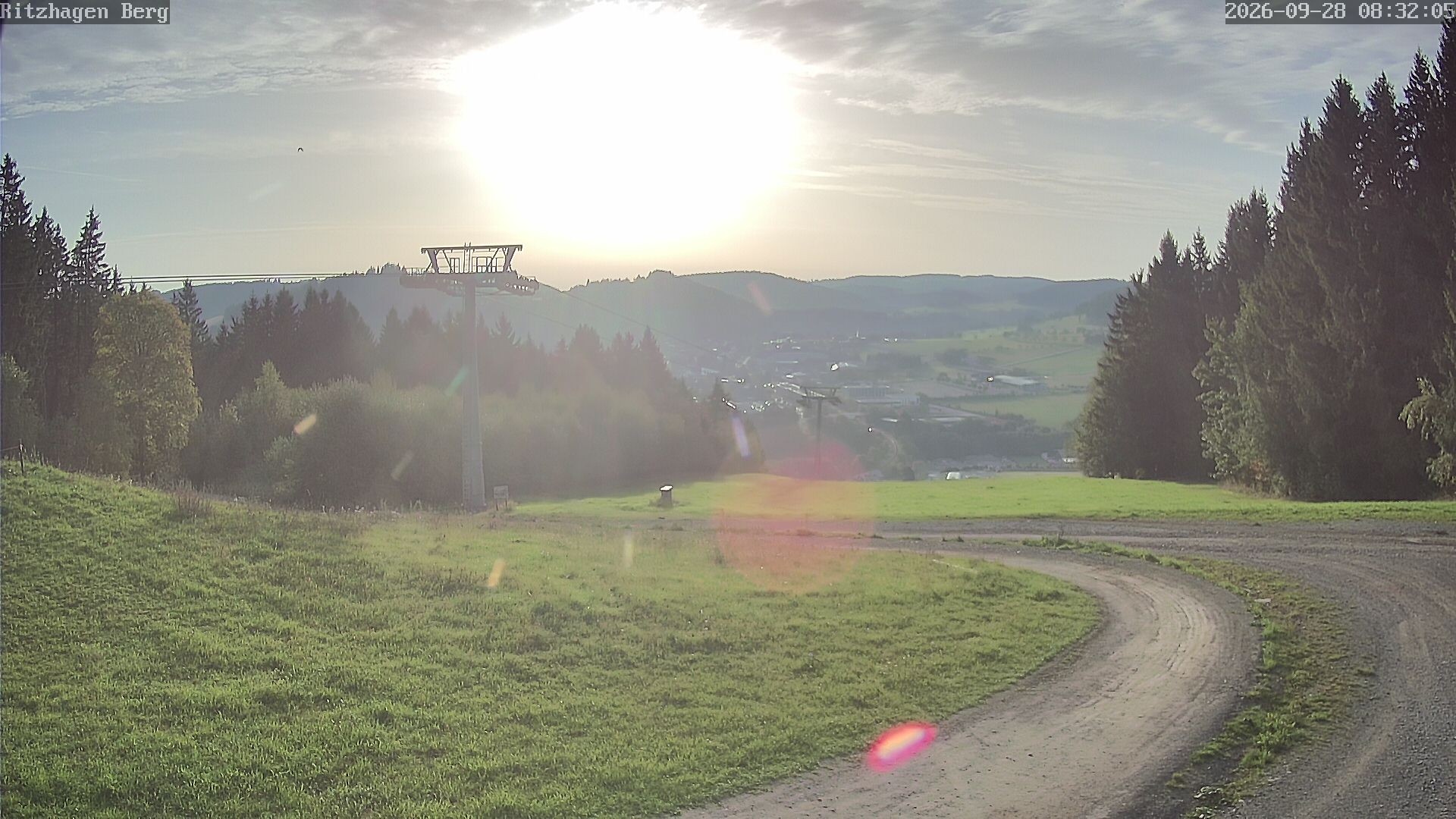 Archiv Foto Webcam Willingen: Ausblick Bergstation Ritzhagen