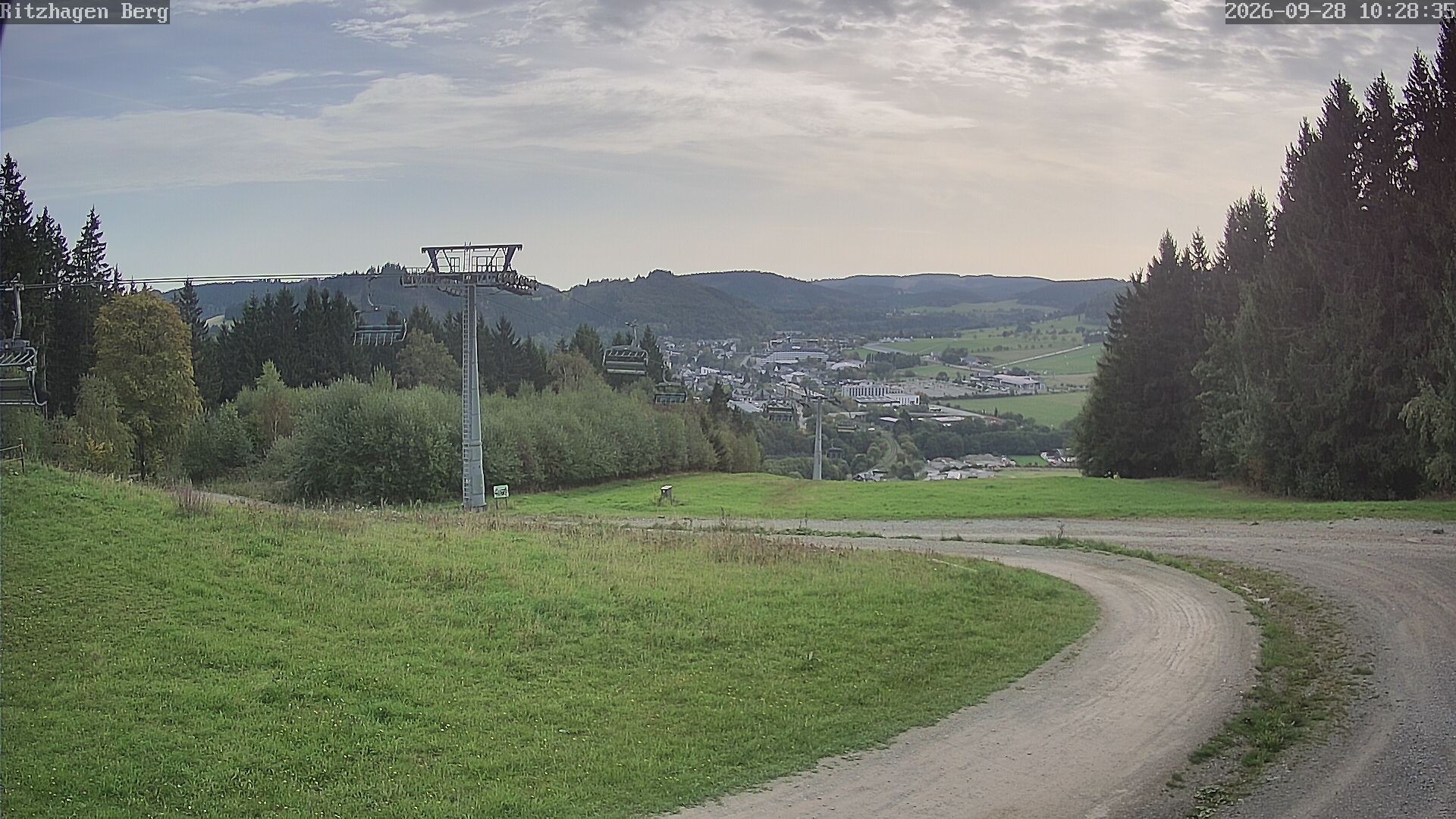 Archiv Foto Webcam Willingen: Ausblick Bergstation Ritzhagen