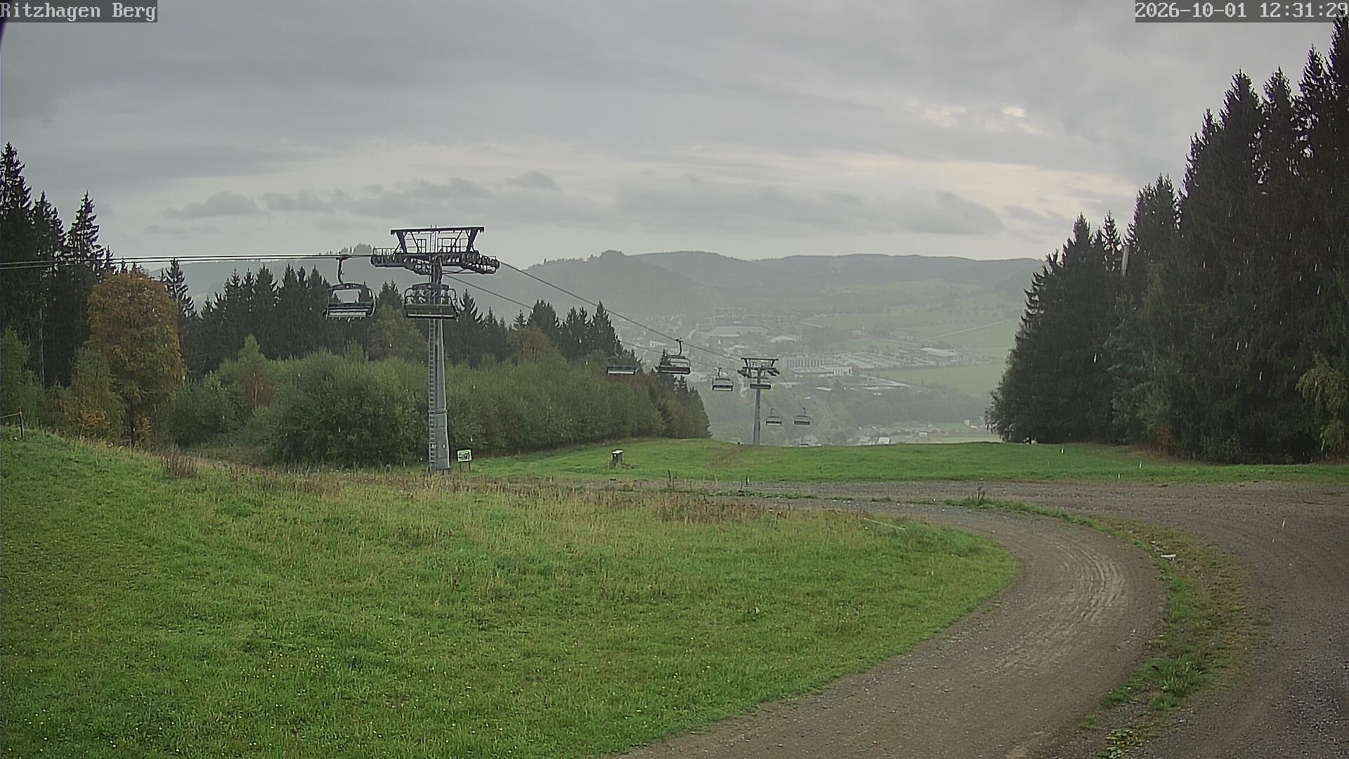 Archiv Foto Webcam Willingen: Ausblick Bergstation Ritzhagen