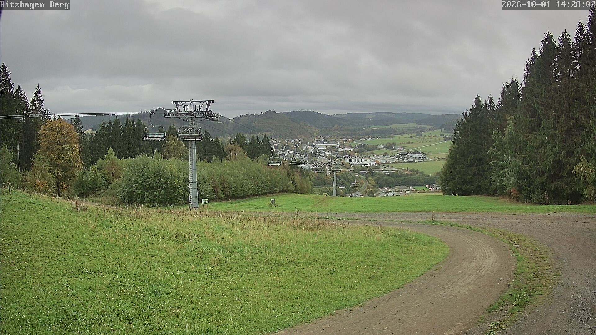 Archiv Foto Webcam Willingen: Ausblick Bergstation Ritzhagen
