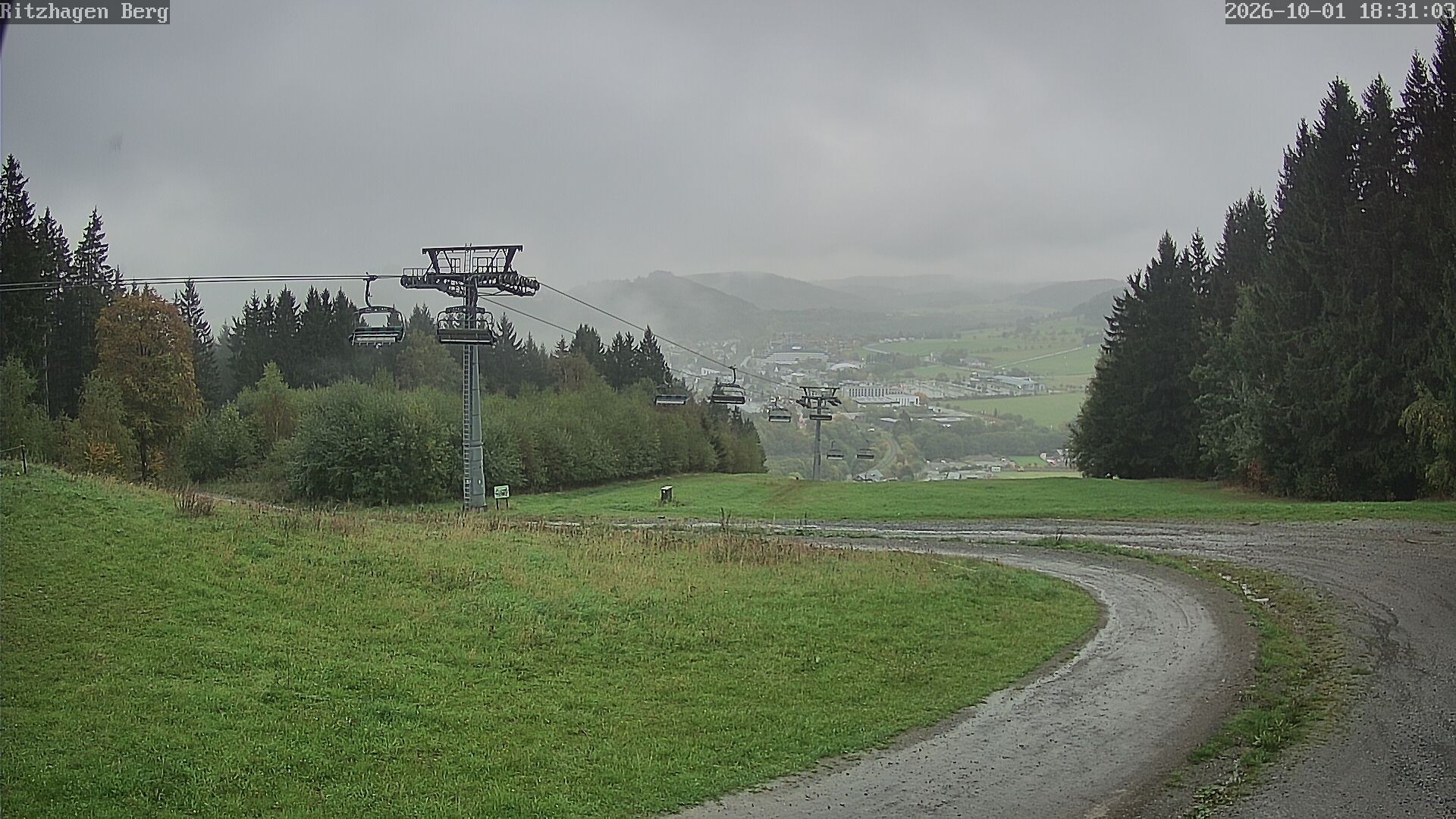 Archiv Foto Webcam Willingen: Ausblick Bergstation Ritzhagen