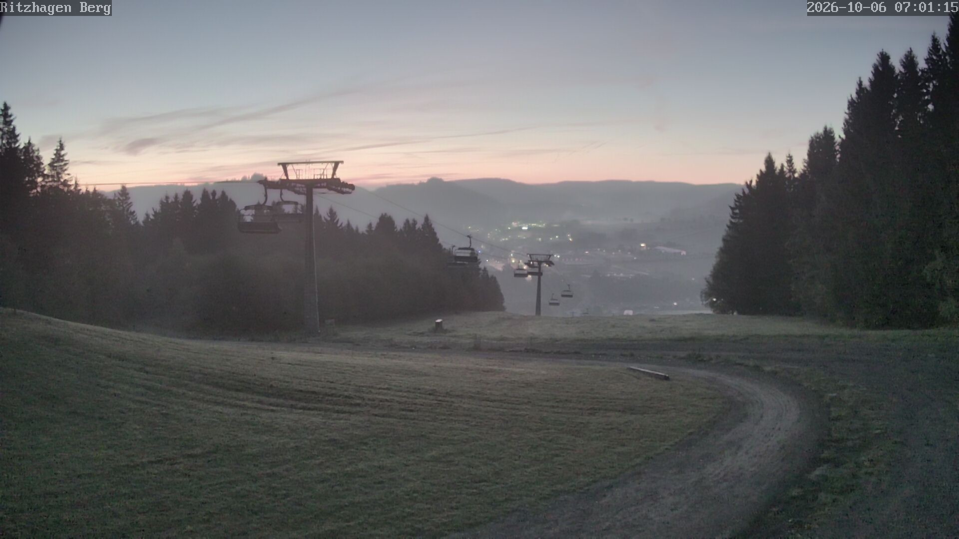 Archiv Foto Webcam Willingen: Ausblick Bergstation Ritzhagen