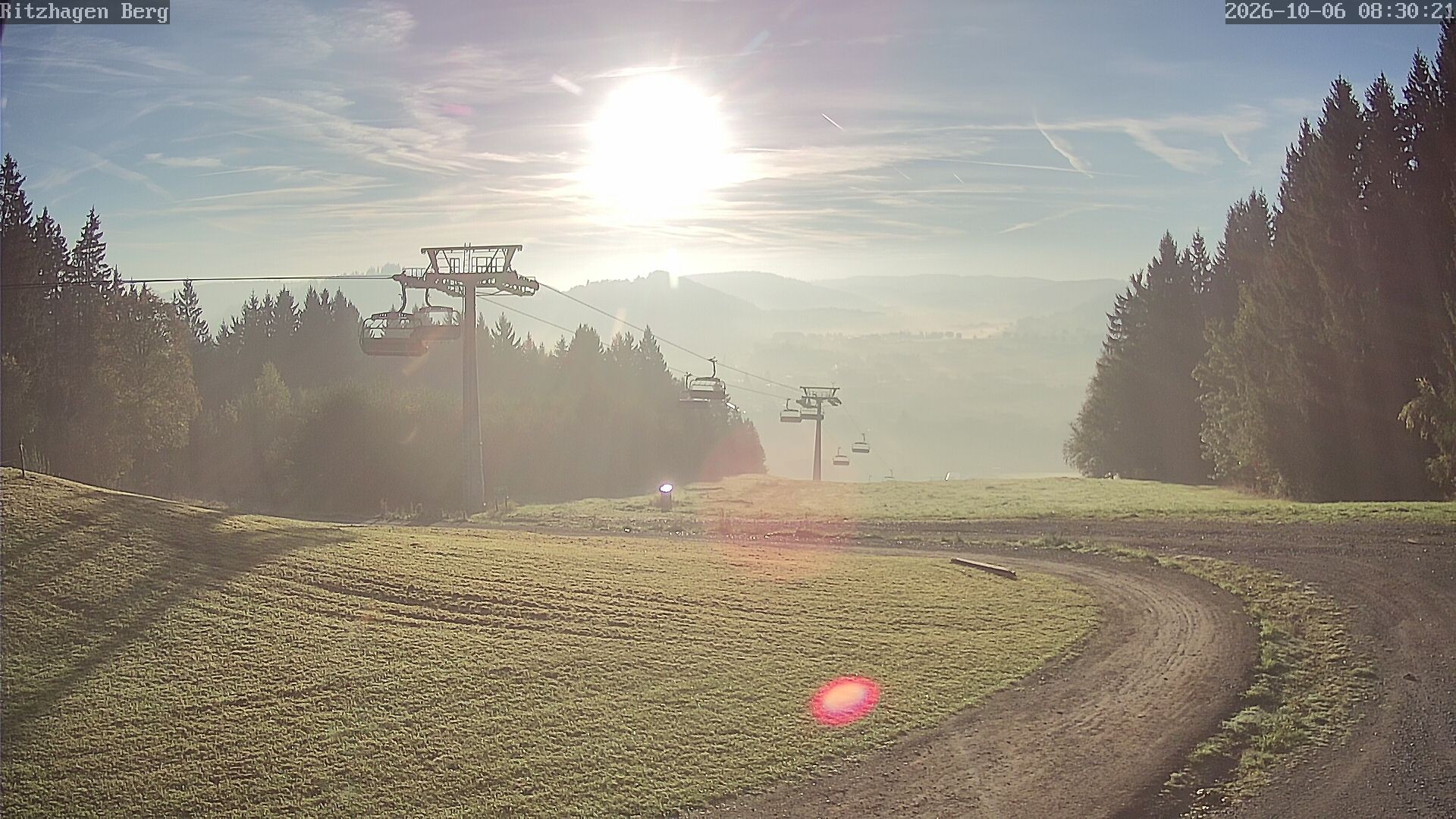 Archiv Foto Webcam Willingen: Ausblick Bergstation Ritzhagen