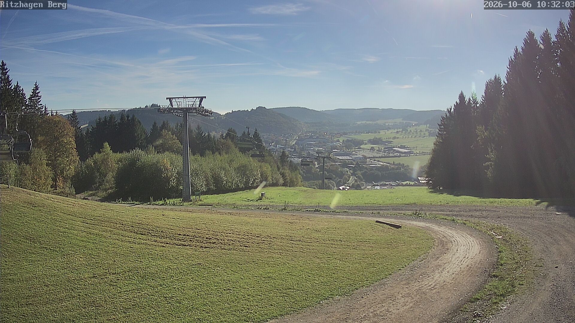 Archiv Foto Webcam Willingen: Ausblick Bergstation Ritzhagen