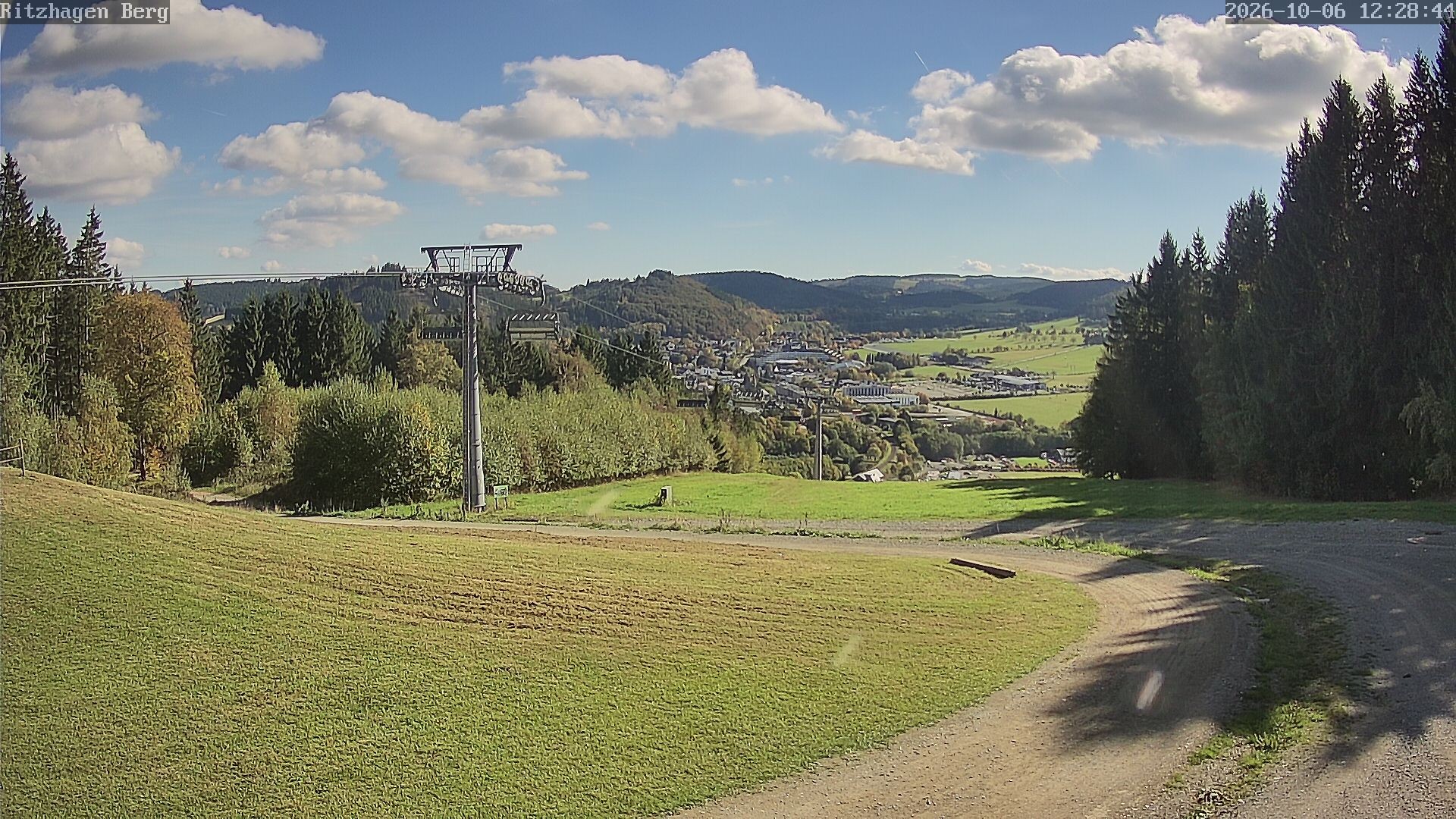 Archiv Foto Webcam Willingen: Ausblick Bergstation Ritzhagen