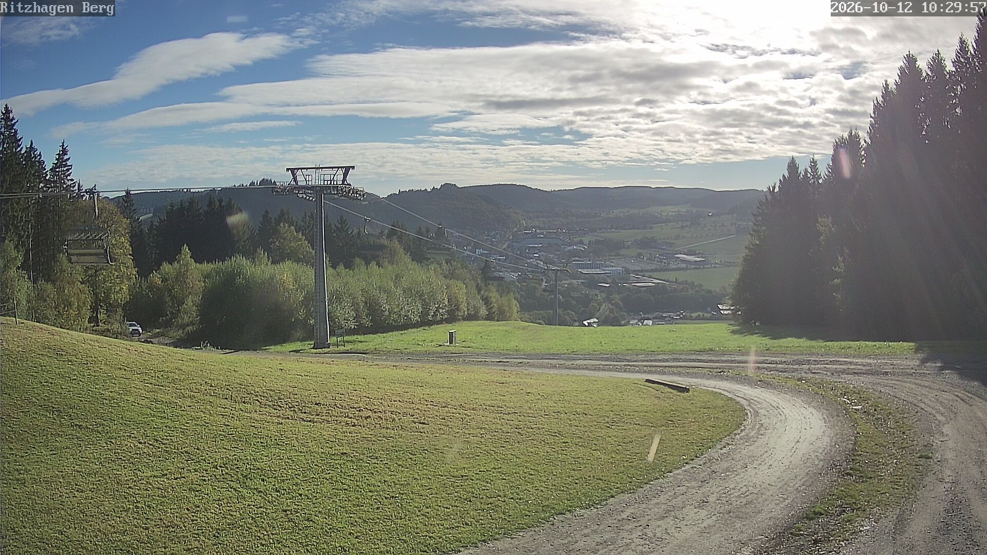 Archiv Foto Webcam Willingen: Ausblick Bergstation Ritzhagen