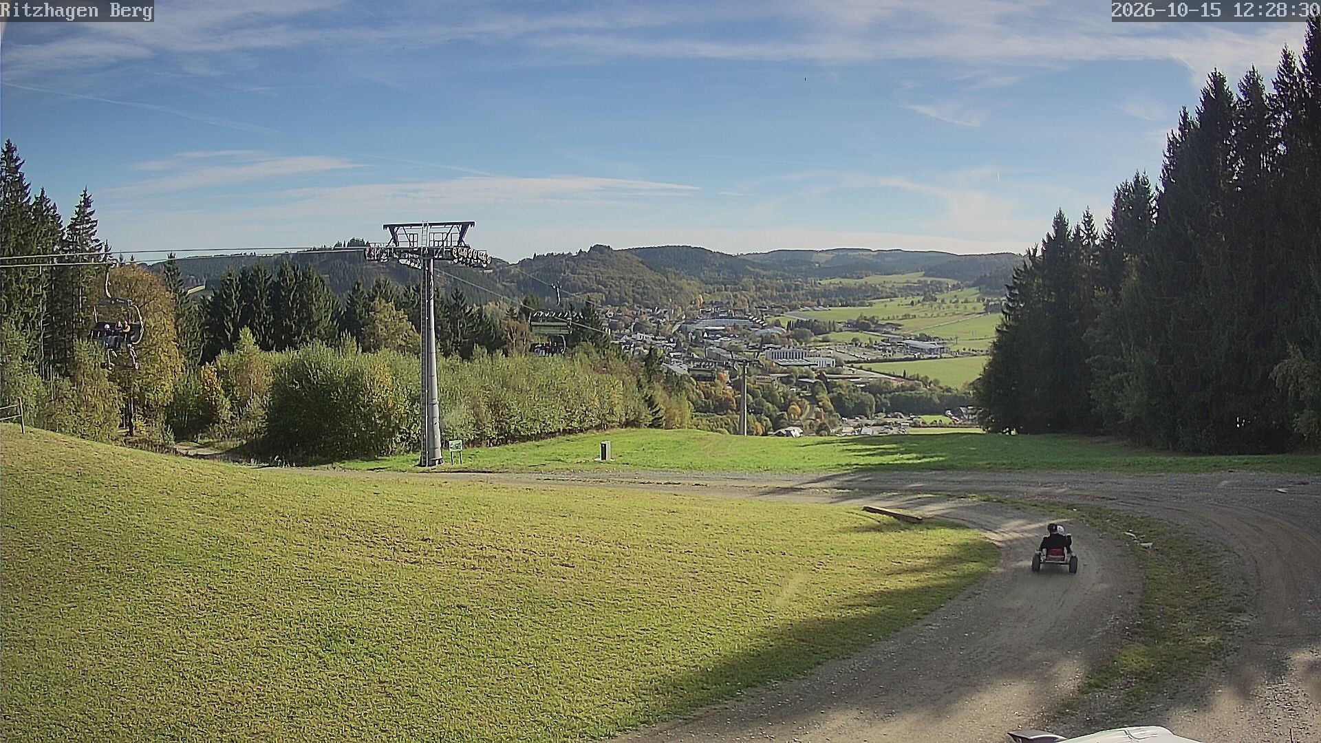 Archiv Foto Webcam Willingen: Ausblick Bergstation Ritzhagen