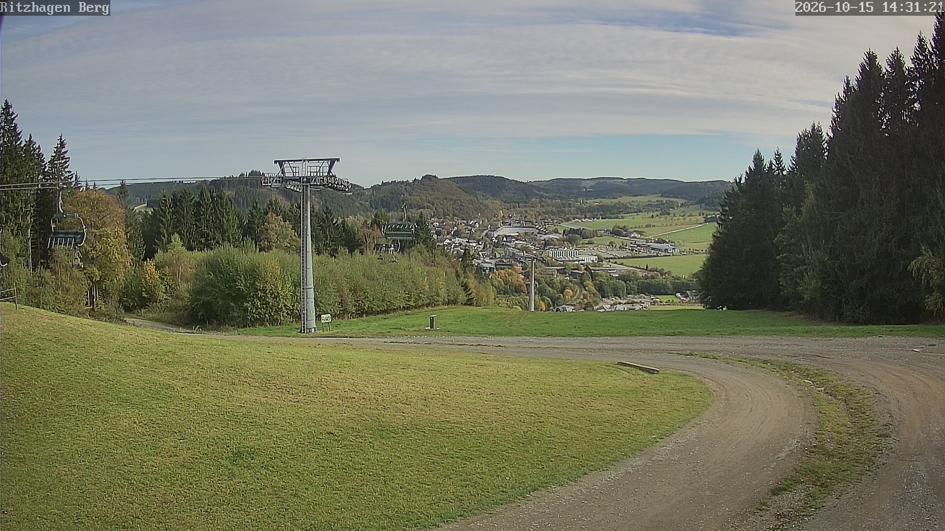 Archiv Foto Webcam Willingen: Ausblick Bergstation Ritzhagen