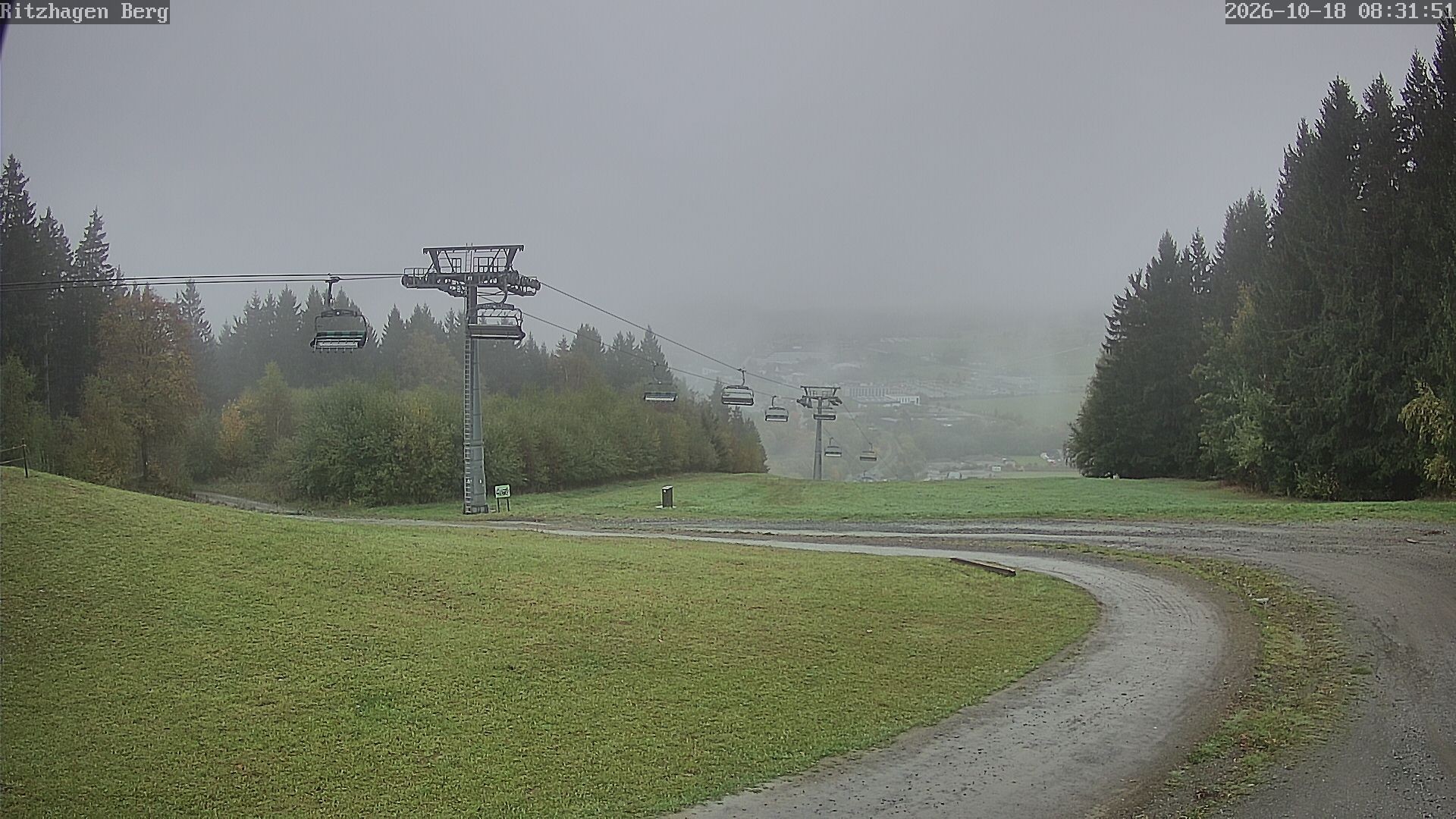 Archiv Foto Webcam Willingen: Ausblick Bergstation Ritzhagen