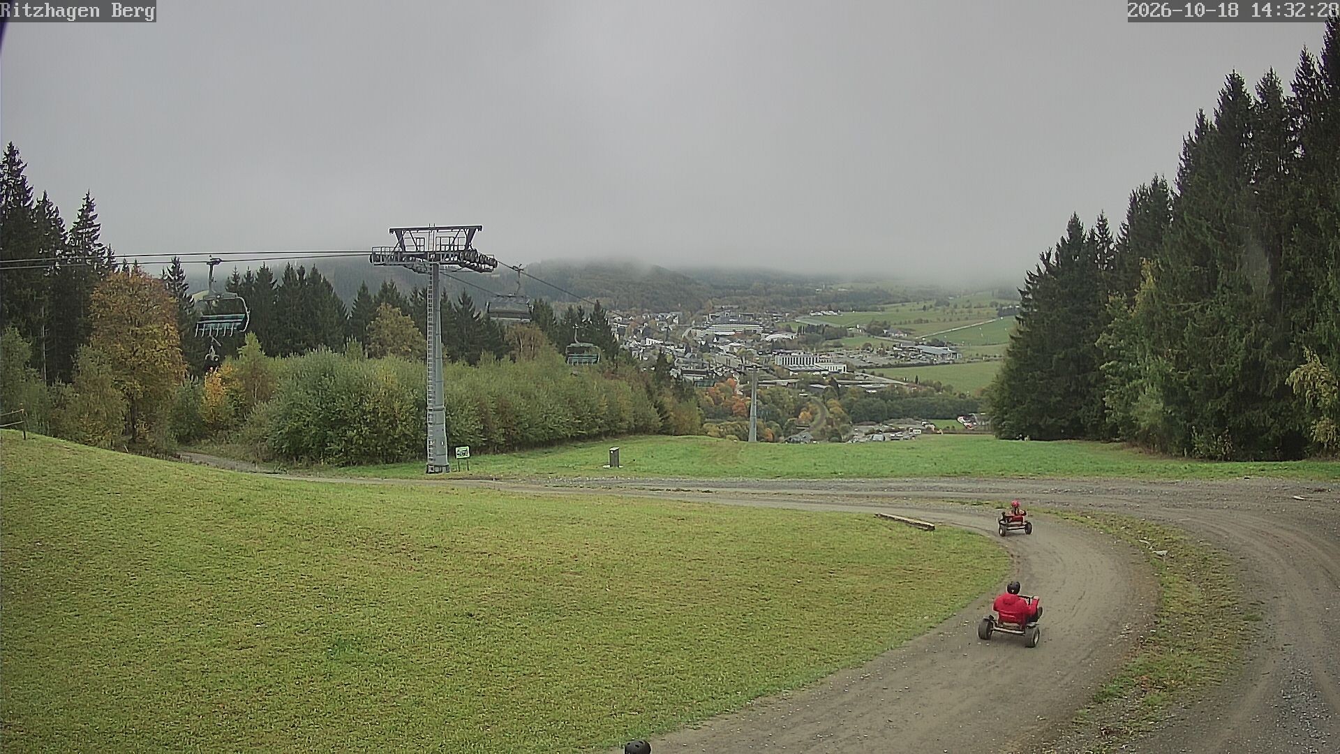 Archiv Foto Webcam Willingen: Ausblick Bergstation Ritzhagen