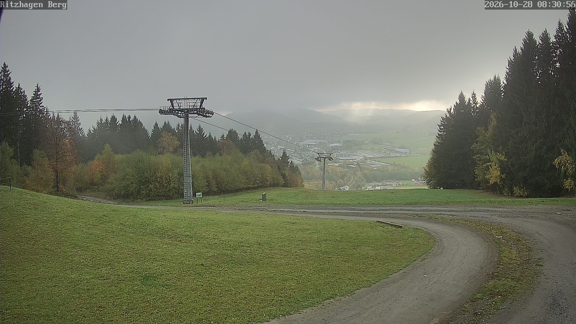 Archiv Foto Webcam Willingen: Ausblick Bergstation Ritzhagen