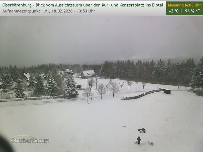 Archiv Foto Webcam Aussichtsturm Oberbärenburg