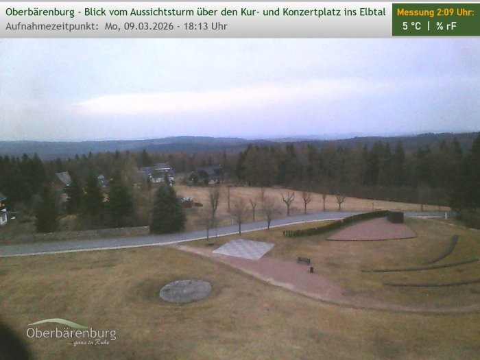 Archiv Foto Webcam Aussichtsturm Oberbärenburg