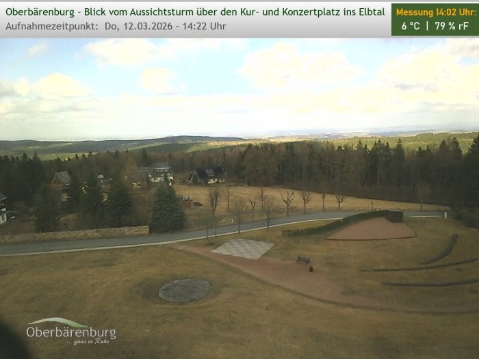 Archiv Foto Webcam Aussichtsturm Oberbärenburg