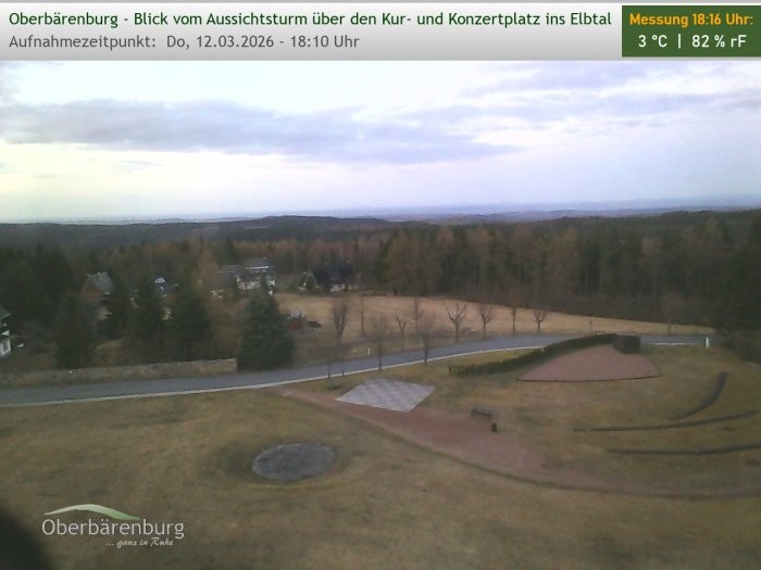 Archiv Foto Webcam Aussichtsturm Oberbärenburg