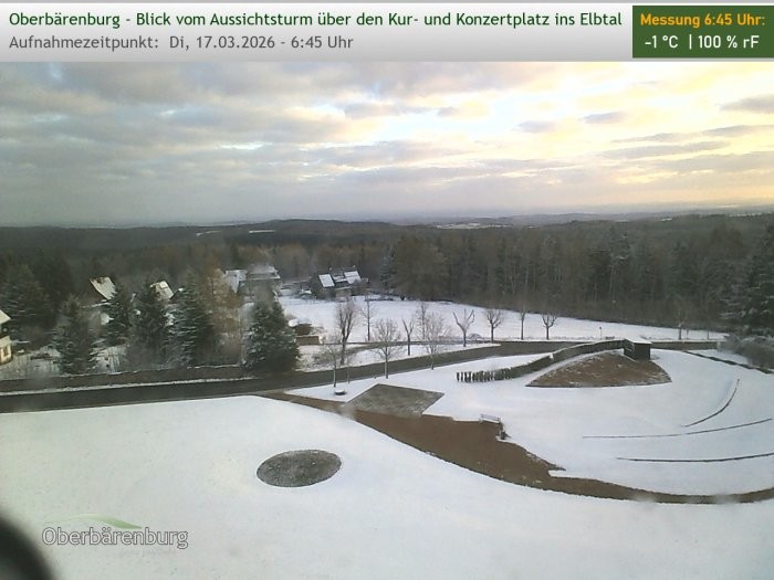 Archiv Foto Webcam Aussichtsturm Oberbärenburg