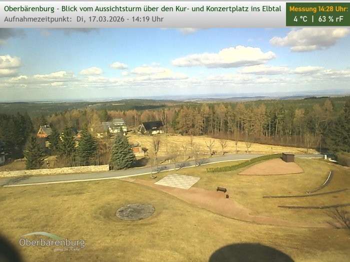 Archiv Foto Webcam Aussichtsturm Oberbärenburg