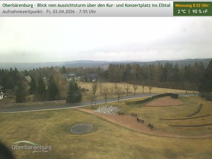 Archiv Foto Webcam Aussichtsturm Oberbärenburg