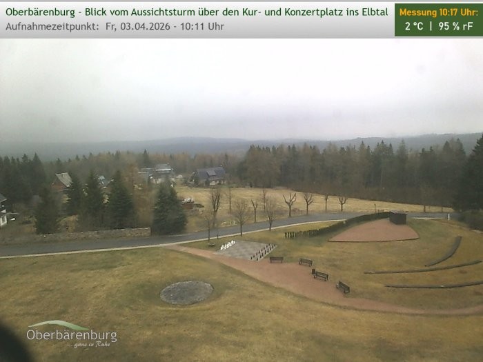 Archiv Foto Webcam Aussichtsturm Oberbärenburg