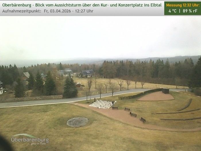 Archiv Foto Webcam Aussichtsturm Oberbärenburg