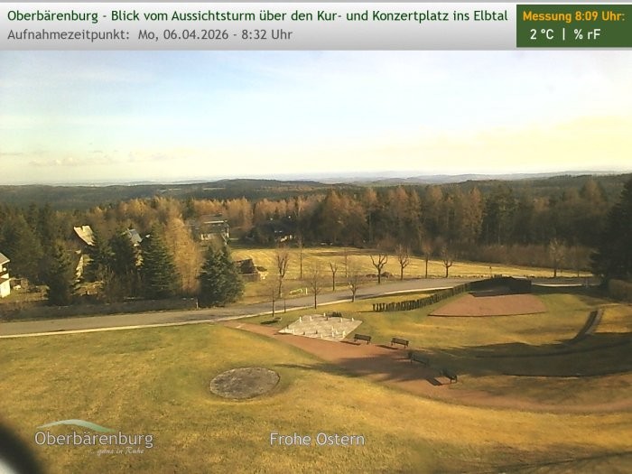 Archived image Webcam Watch tower Oberbärenburg