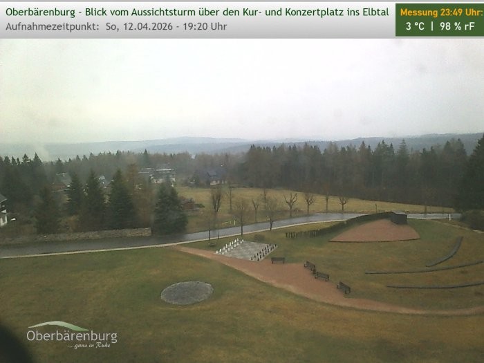 Archiv Foto Webcam Aussichtsturm Oberbärenburg