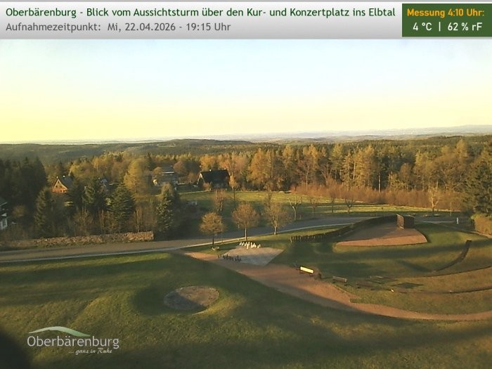 Archiv Foto Webcam Aussichtsturm Oberbärenburg