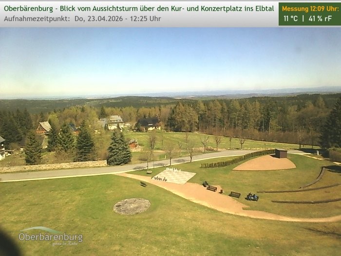 Archiv Foto Webcam Aussichtsturm Oberbärenburg