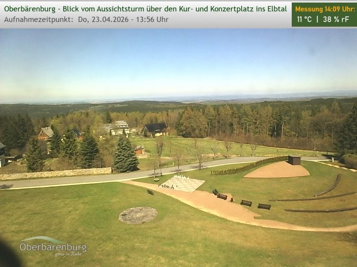 Archiv Foto Webcam Aussichtsturm Oberbärenburg