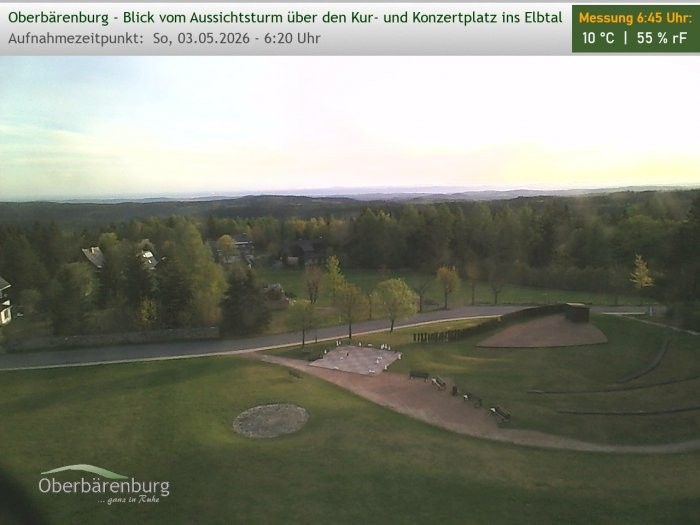 Archiv Foto Webcam Aussichtsturm Oberbärenburg