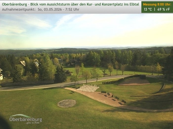 Archiv Foto Webcam Aussichtsturm Oberbärenburg